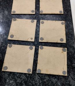 Coaster with holder case