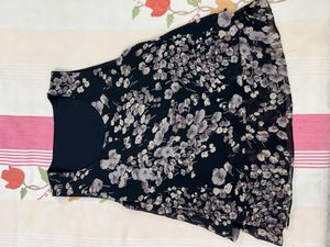 Floral Print Layered Top