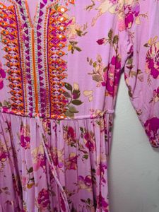 R&amp;R Floral Anarkali