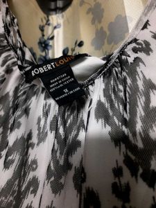 Off Shoulder Ikkat Tunic Top Xl Size