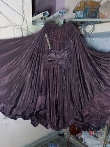 Brown Silk Lahanga Choli