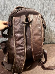 Vintage Faux Leather Backpack