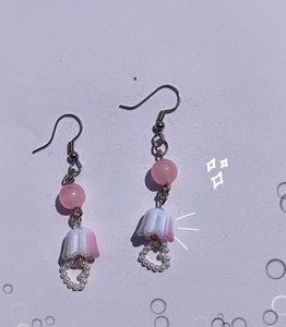 Pretty Pink Fairycore Earrings