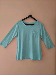 Aqua Blue Casual Top 🌊 | Size M | Soft Fabric