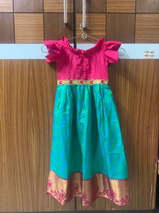 Pattu Frock For Kids