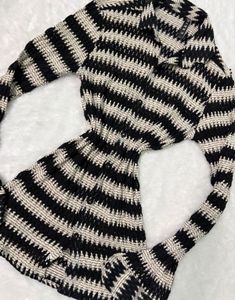 Patterned Long Sleeve Top🫶🏻