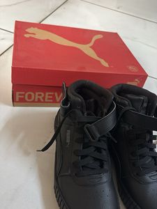 Puma Black High-Top Sneakers