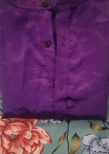 Kurta Man Violet Colour