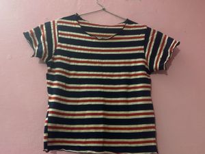 Striped Short Sleeve Tee