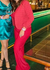 Red Jump Suit