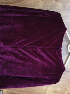 Brand new burgundy Velvet Jumpsuit