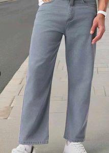 Light Blue Wide Leg Jeans