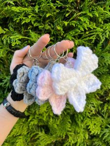 Crochet Bow Keychain