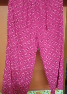 Pink Printed Palazzos