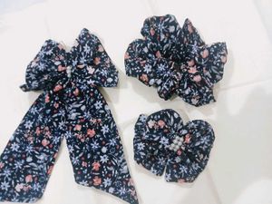 Floral Hair Accessories Set