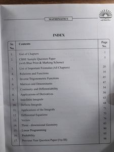 Student Support Material Mathematics For Class 12th