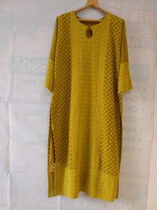 Chikankari Kurti  Plazo Set