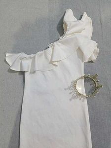SSS White Bodycon Dress 🪽🤍