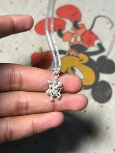 Silver Chain &amp; Locket 92.5 QualityVery Long Chaien