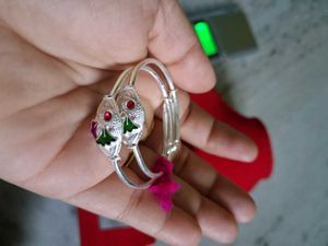 Baby Pure Silver Bangles