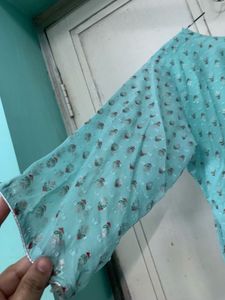 Combo of Cotton Slit Kurti &amp;iDress