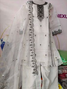 White Embroidered Salwar Kameez