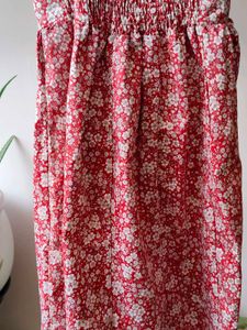 Red Floral Dress