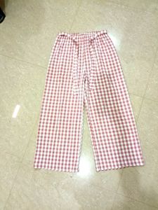 Pink Gingham Pajama Set