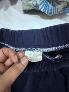 Cotton Blue Shorts 3-4 Year Very Good
