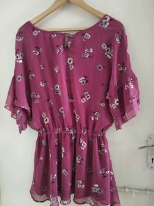 Cinched Waist Beautiful Top