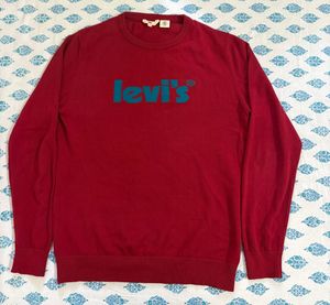 Levi's Red Crewneck Sweatshirt