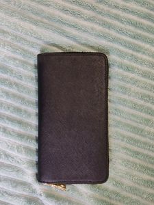 DKNY Black Zip Around Wallet