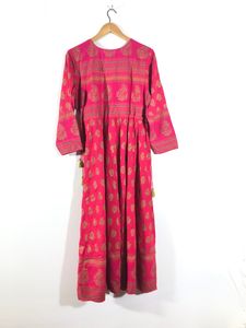 Rose Pink Printed Kurta(Women’s)
