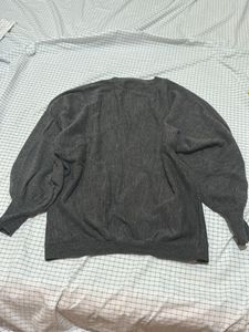 Elegant Gray Cardigan