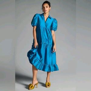 Puffy Sleeves Dress 👗