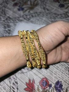 Gold Plated Bangles