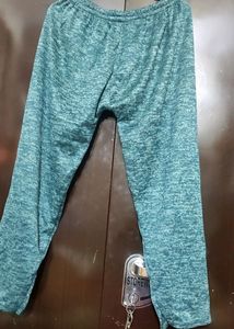 Sea Green Winter Kurta Plazo With Dupatta 42 Bust