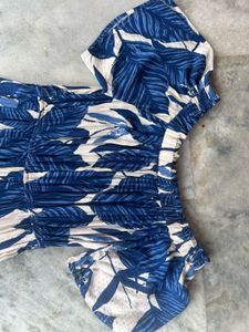 Blue Floral Dress