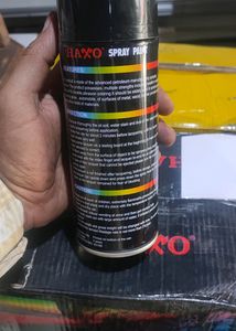 Haxo Spray Paint Black Colour