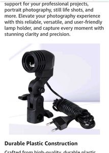 soft box with holder