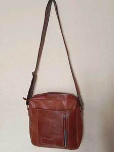 Leather Crossbody Messenger Bag