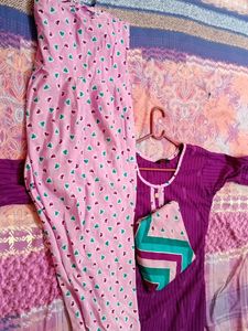 Purple Women&#39;s Kurta set