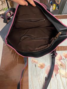 Fur Jaden Black Big Hand Bag