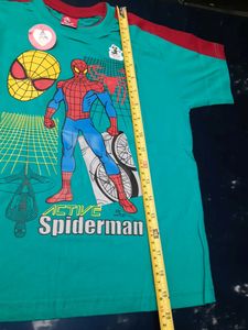 Spiderman Printed Tshirt With Tag