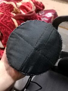 Beaded Black Pouch And Orange Bag