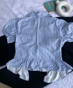 Savana Gathered Placket Top