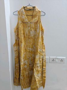 Haute Curry Yellow Floral Dress
