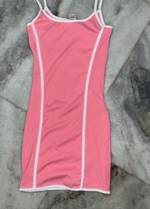 Pink Bodycon Mini Dress