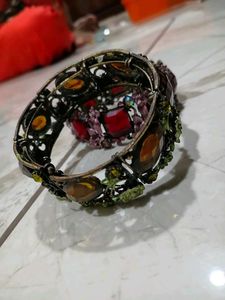 Vintage Jewel Tone Bangle Bracelets