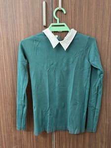 White Collar Korean Top